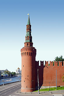 The Beklemishevskaya (Moskvoretskaya) Tower in Moscow Kremlin